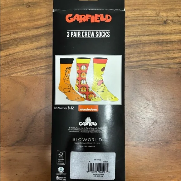 Garfield Men's Vibrant Socks Set - Picture 3 of 5